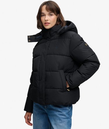 Premium Hooded Puffer Jacket Image 2
