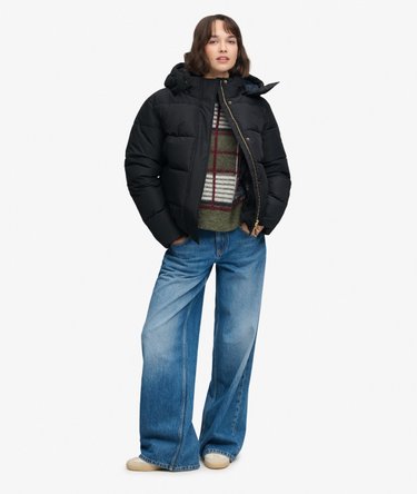Premium Hooded Puffer Jacket Image 3