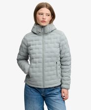 Hooded Heat Weld Padded Jacket