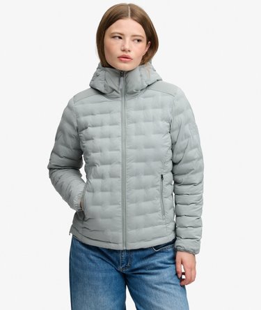 Hooded Heat Weld Padded Jacket Image 2