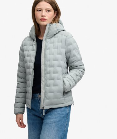 Hooded Heat Weld Padded Jacket Image 4