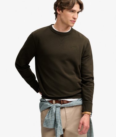 Essential Stacked Logo Crew Sweatshirt Image 4