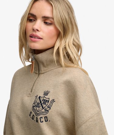 Country Club Sweatshirt mit Rei&szlig;verschluss Image 4
