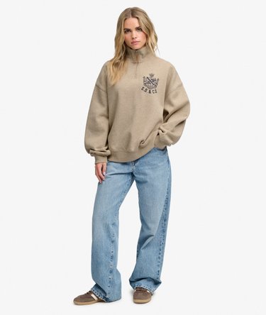 Country Club Sweatshirt mit Rei&szlig;verschluss Image 3