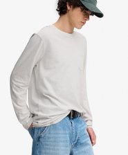 Cotton Linen Long Sleeve Pocket Top