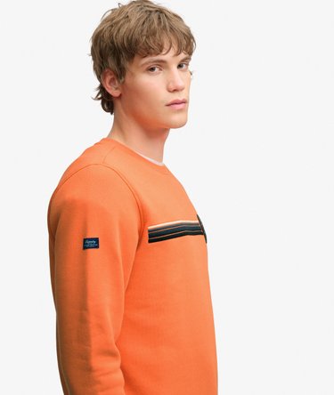 Outdoor Stripe Logo Sweatshirt Afslappet Pasform Image 4