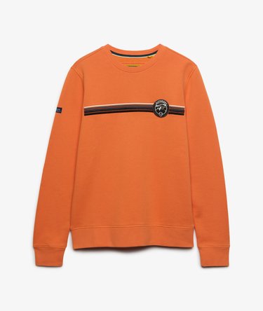 Outdoor Stripe Logo Sweatshirt Afslappet Pasform Image 7