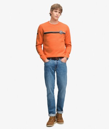 Outdoor Stripe Logo Sweatshirt Afslappet Pasform Image 3