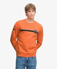 Outdoor Stripe Logo Sweatshirt lockere Passform