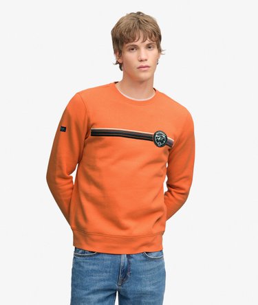 Outdoor Stripe Logo Sweatshirt Afslappet Pasform Image 1