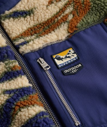 Terrain Fleece Luvtr&ouml;ja med dragkedja Avslappnad Passform Image 7