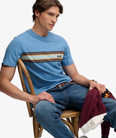 Outdoor Stripe Logo Relaxed T-shirt Image 4