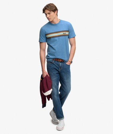Outdoor Stripe Logo Relaxed T-shirt Image 3