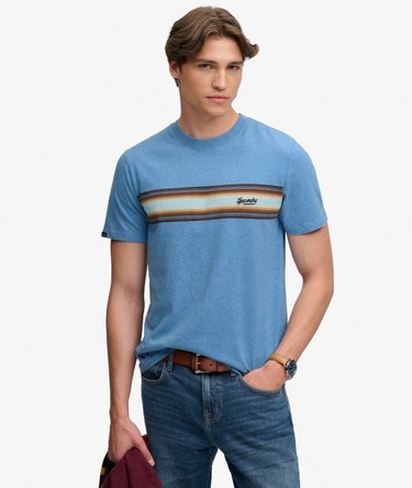 Outdoor Stripe Logo Relaxed T-shirt Image 1