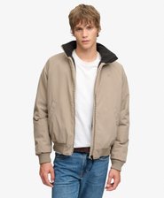 City Fleece-Jacke mit Futter