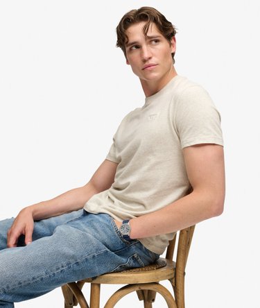 Essential Serif Logo Embroidered T-Shirt Image 2