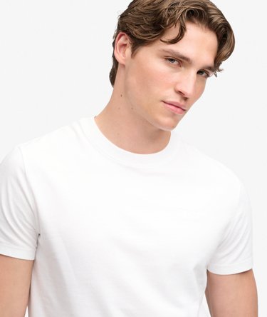Essential Serif Logo Embroidered T-Shirt Image 4