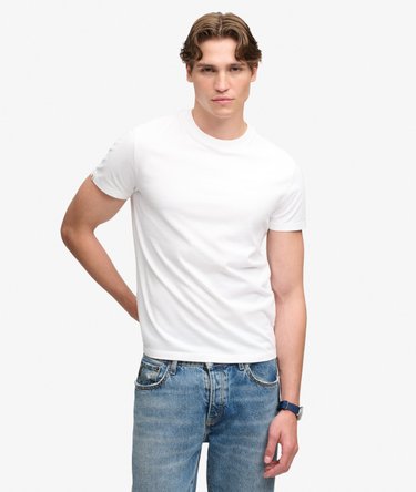 Essential Serif Logo Embroidered T-Shirt Image 1
