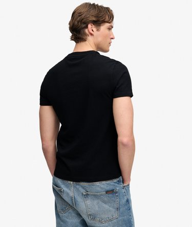T-shirt con Logo Sovrapposto Ricamato Essential Image 5