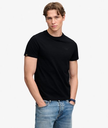 T-shirt con Logo Sovrapposto Ricamato Essential Image 1