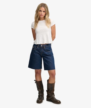 Mid Rise Baggy Jorts Image 1