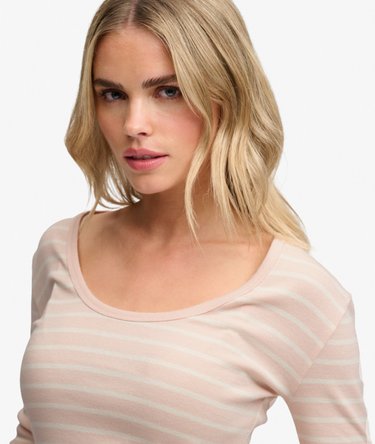 Athletic Essentials Gestreiftes Langarmshirt Image 4