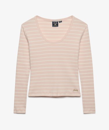 Athletic Essentials Gestreiftes Langarmshirt Image 7