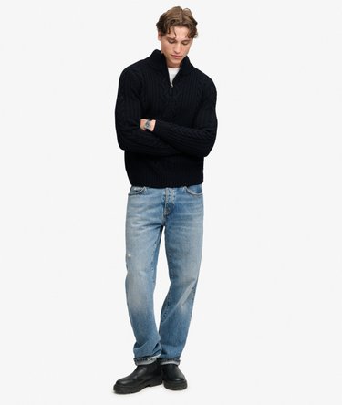 Sweter Jacob Cable z P&oacute;łzamkiem Image 3