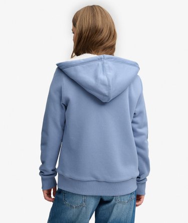 Signature Geborduurde Borg Zip Hoodie Image 5
