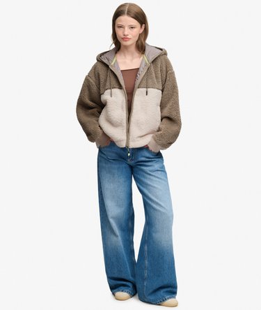 Sweat zipp&eacute; &agrave; capuche Super Soft coupe d&eacute;contract&eacute;e Image 3