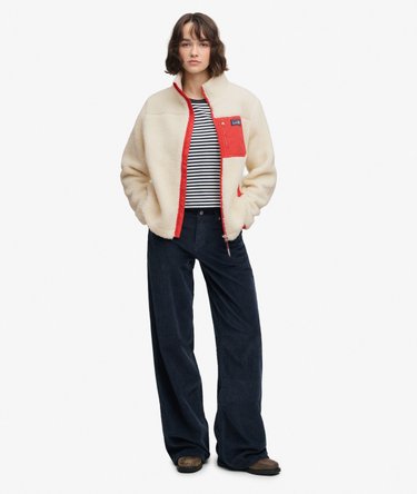 Heritage Fleecejacke mit Rei&szlig;verschluss Image 3
