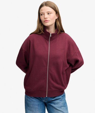 Signature Geborduurd Track Top Oversized Pasvorm Image 1