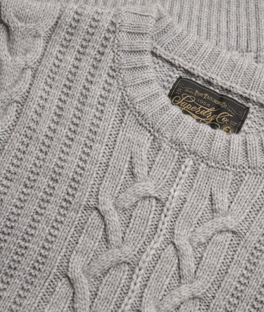 Jacob Cable Knit Jumper Image 6