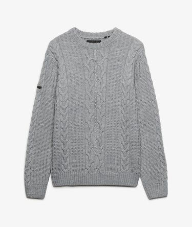Jacob Cable Knit Jumper Image 7