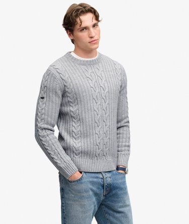 Jacob Cable Knit Jumper Image 1