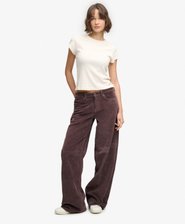 Mid Rise Baggy Jumbo Cord Pants