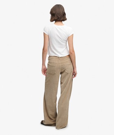 Mid Rise Baggy Jumbo Cord Pants Image 5