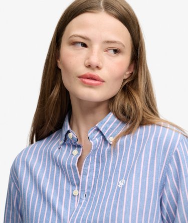 Slim Oxford Button Down Long Sleeve Shirt Image 4