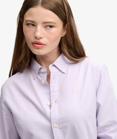 Camicia Oxford Button Down Slim Manica Lunga Image 4