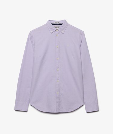 Camicia Oxford Button Down Slim Manica Lunga Image 6