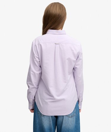 Camicia Oxford Button Down Slim Manica Lunga Image 5
