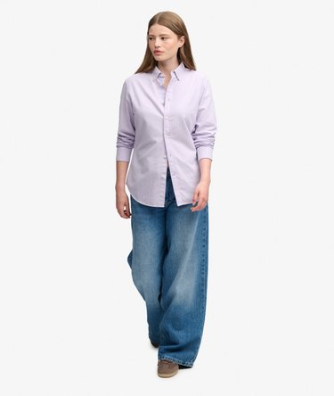 Camicia Oxford Button Down Slim Manica Lunga Image 3