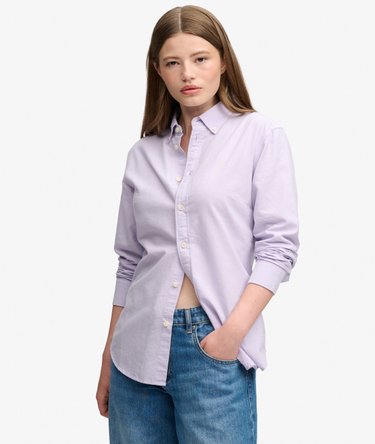 Camicia Oxford Button Down Slim Manica Lunga Image 1