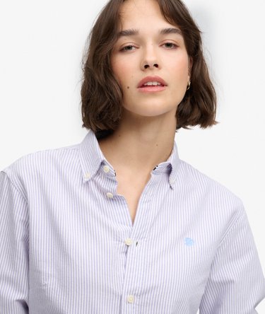 Camicia Oxford Button Down Slim Manica Lunga Image 4