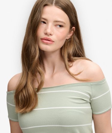 Bardot Short Sleeve Off Shoulder Top Image 4