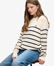 Oversized Stribet Sweater