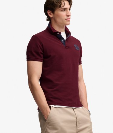 Pique Monogram Polo Shirt Image 2
