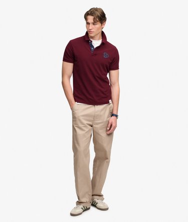 Pique Monogram Polo Shirt Image 3