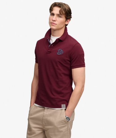 Pique Monogram Polo Shirt Image 1