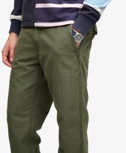 Tapered Washed Chino Trousers